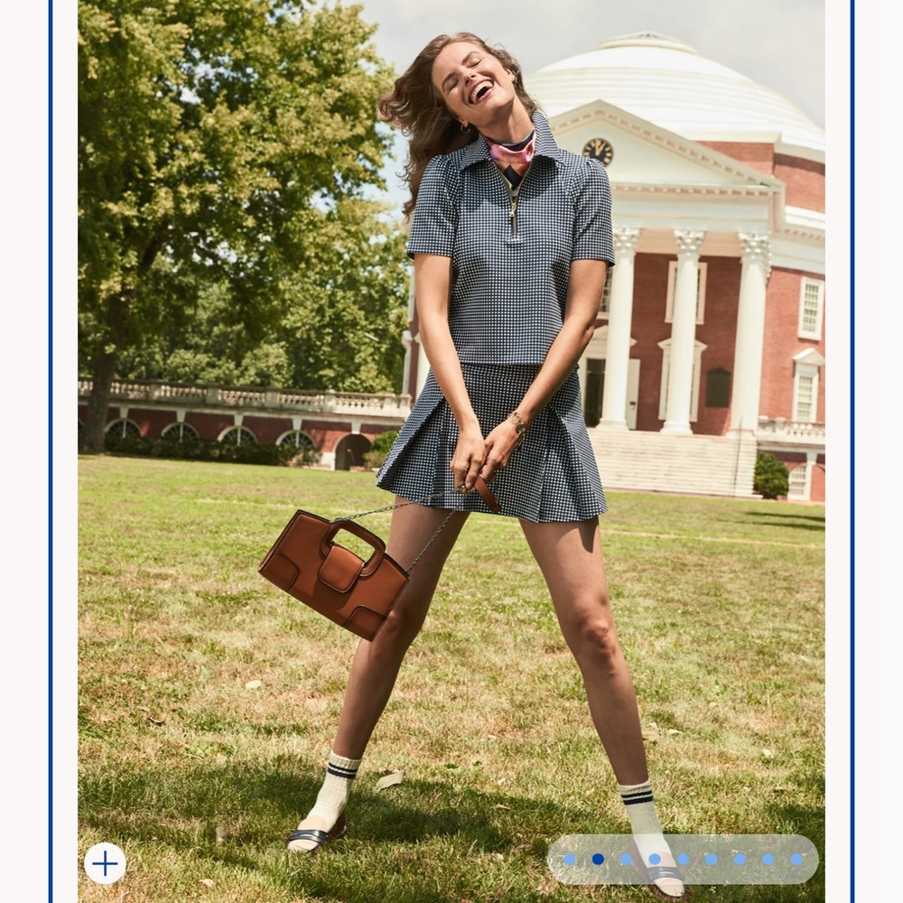 Addison Bay Ponte Virginian Skort